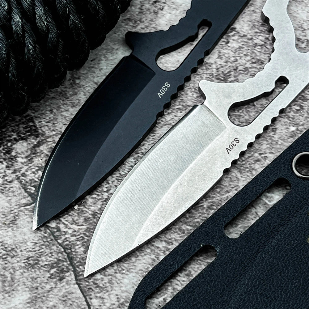 BM 101 DIY Straight Fixed Camping Knife 440C Steel Integrated Compact Portable Sharp Unpacking Mini Emergency Tools OEM