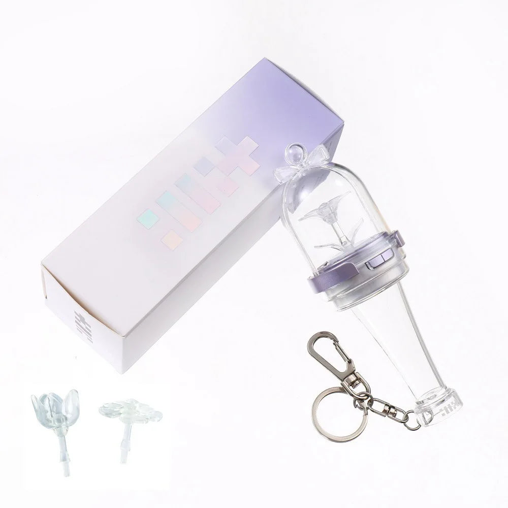 Wholesale B T S for Light Stick LED Keychain Accessories Stray Kids Character Style Portable Mini Backpack Charms Version Custom