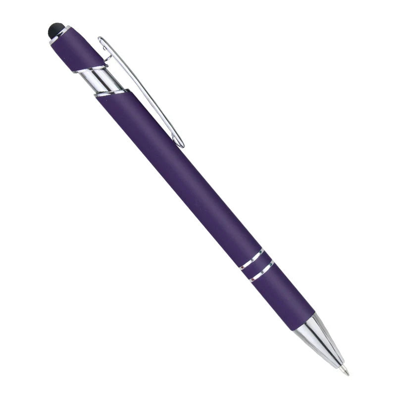 Cheap Metal Touch Ballpoint Pen Multi-colored Silk Screen Logo Printing for School Education Welcome Gifts