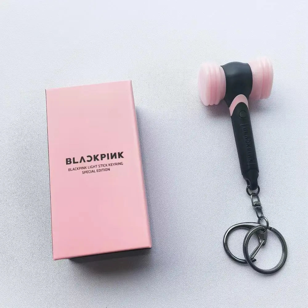 Wholesale B T S for Light Stick LED Keychain Accessories Stray Kids Character Style Portable Mini Backpack Charms Version Custom
