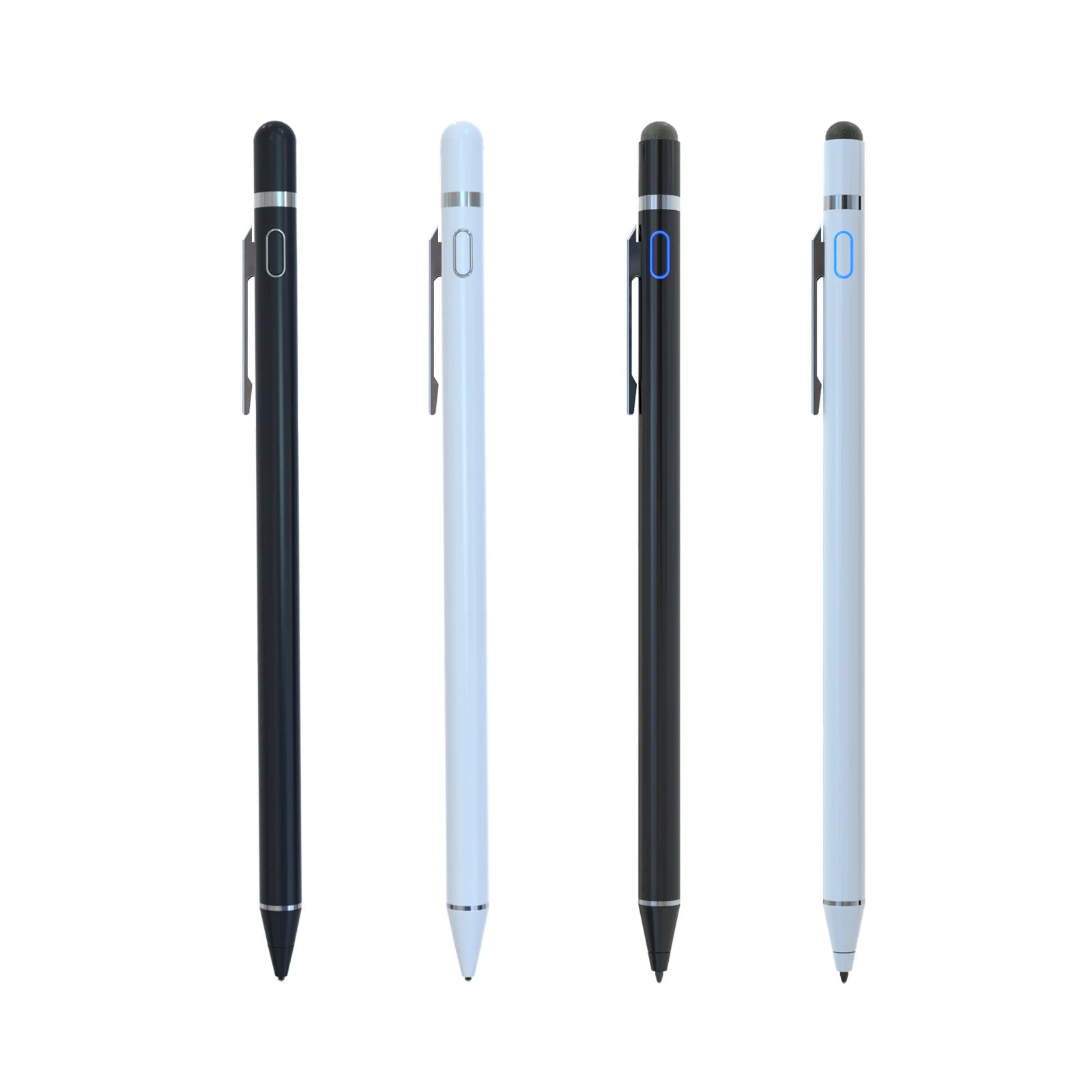 Universal 2-in-1 Metal Stylus Pen with Replaceable Nib for Android & for Mobile Phones and Tablets