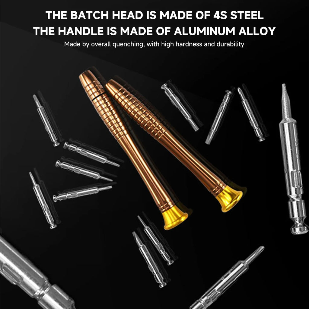 Mini Pocket Screwdriver Kit for Electronics Laptop Smartphone WatchBand Mini Screwdriver Set Small Precision Screwdriver Set