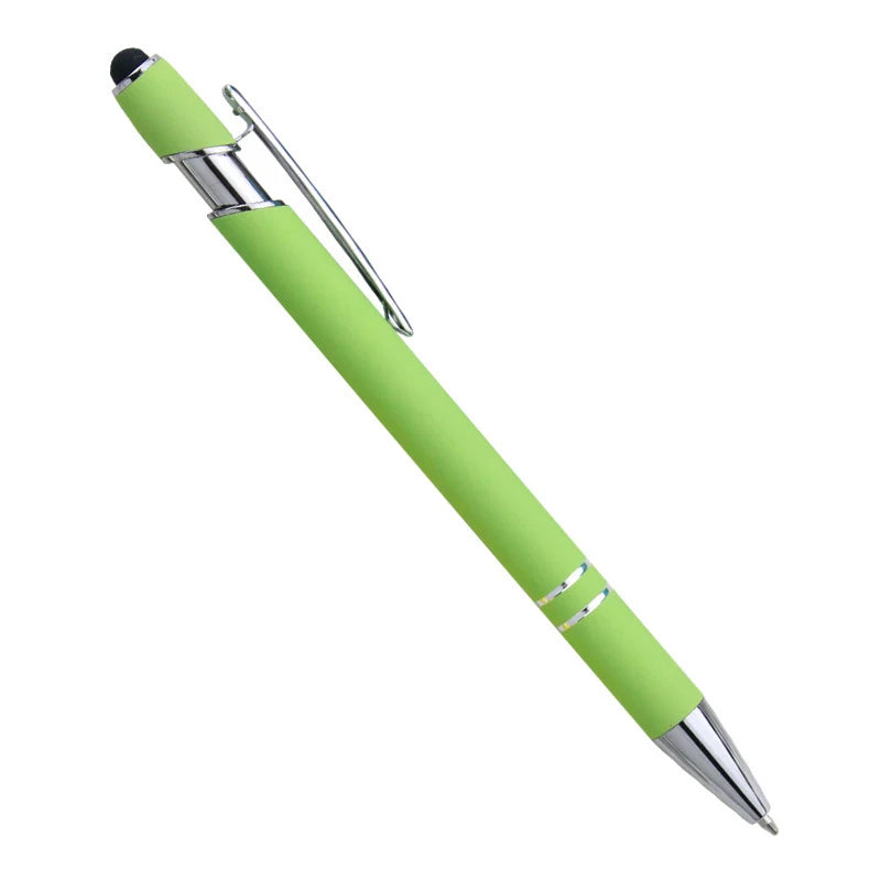 Cheap Metal Touch Ballpoint Pen Multi-colored Silk Screen Logo Printing for School Education Welcome Gifts