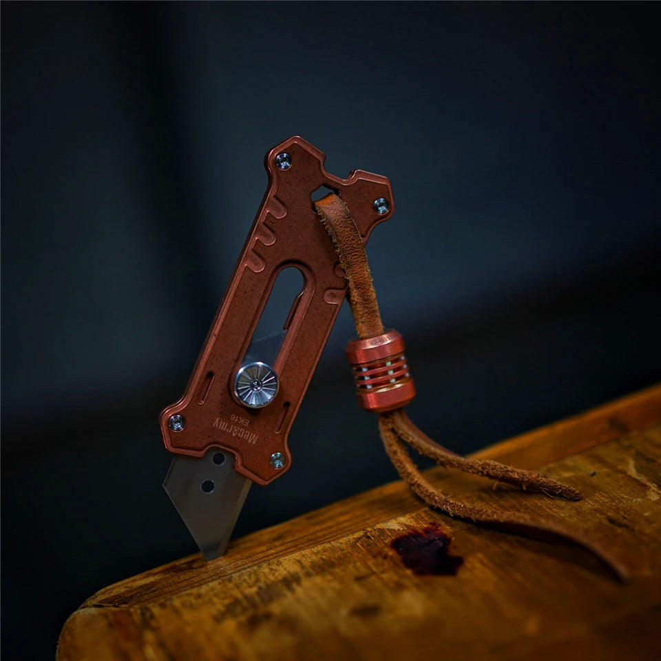 MecArmy EK16 Copper Lightweight Eco-friendly Multifunctional Pocket Utility Knife Hexagon Screwdriver Wrench Outdoor 1 Year