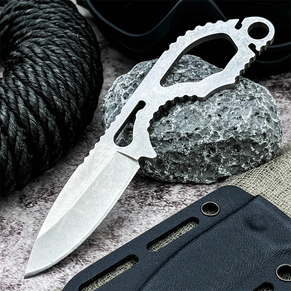 BM 101 DIY Straight Fixed Camping Knife 440C Steel Integrated Compact Portable Sharp Unpacking Mini Emergency Tools OEM