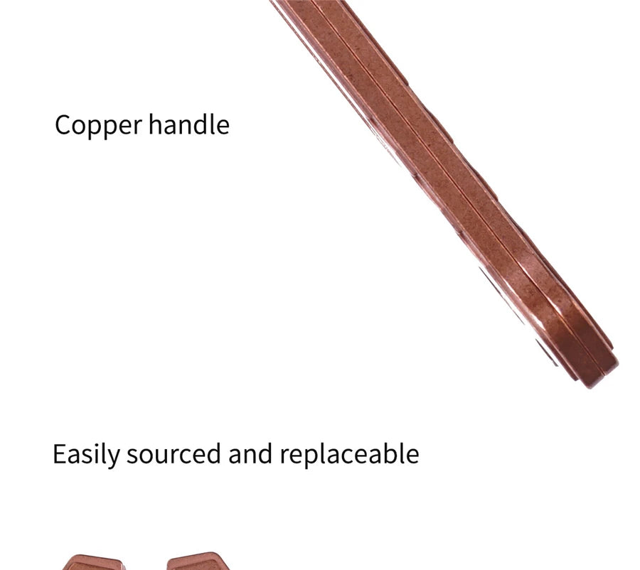 MecArmy EK16 Copper Lightweight Eco-friendly Multifunctional Pocket Utility Knife Hexagon Screwdriver Wrench Outdoor 1 Year