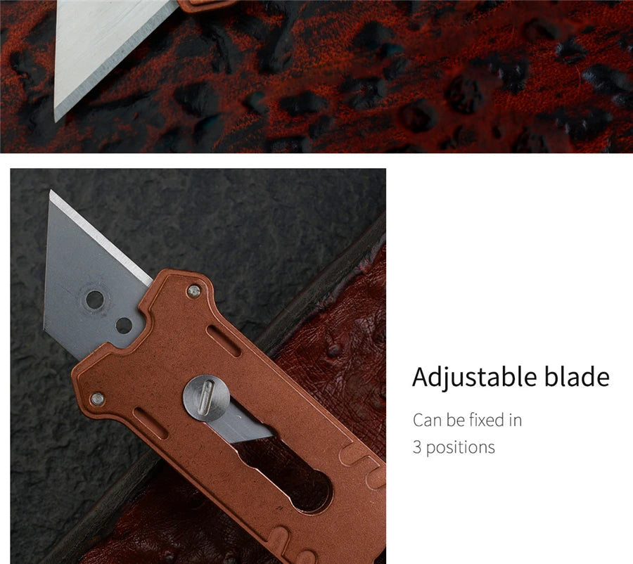 MecArmy EK16 Copper Lightweight Eco-friendly Multifunctional Pocket Utility Knife Hexagon Screwdriver Wrench Outdoor 1 Year