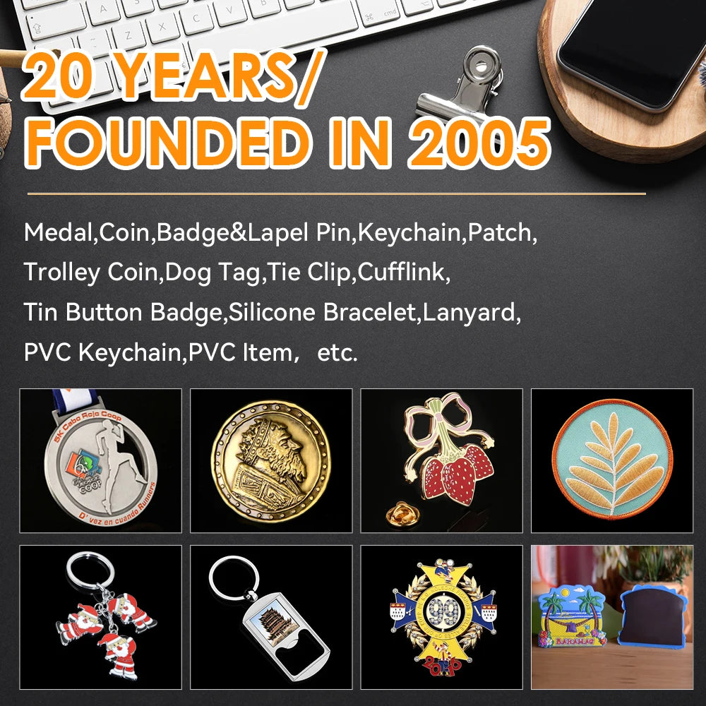 Customizable Vintage Commemorative Coin Craft Souvenir Coin Die Casting Metal Craft Double Sided Challenge Coin