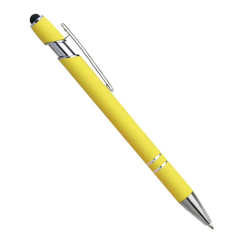 Cheap Metal Touch Ballpoint Pen Multi-colored Silk Screen Logo Printing for School Education Welcome Gifts