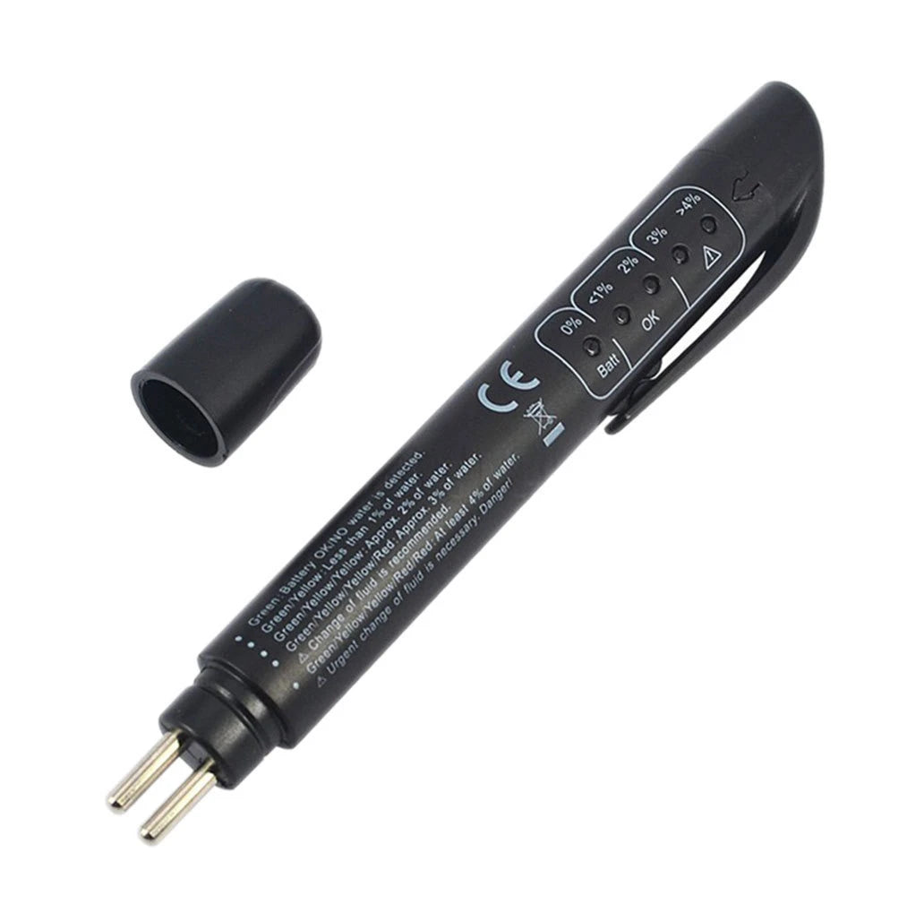 Brake Fluid Liquid Tester Pen With 5 LED Brake Fluid Tester Vehicle Diagnostic Tool for DOT3