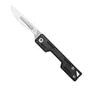 Portable JSY-001 Foldable Carbon Steel Blade Stainless Steel Handle 10 Blades Quick-Change DIY OEM Camping Traditional Knife