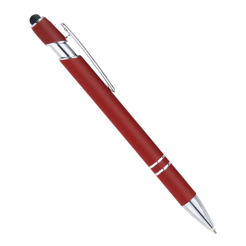 Cheap Metal Touch Ballpoint Pen Multi-colored Silk Screen Logo Printing for School Education Welcome Gifts