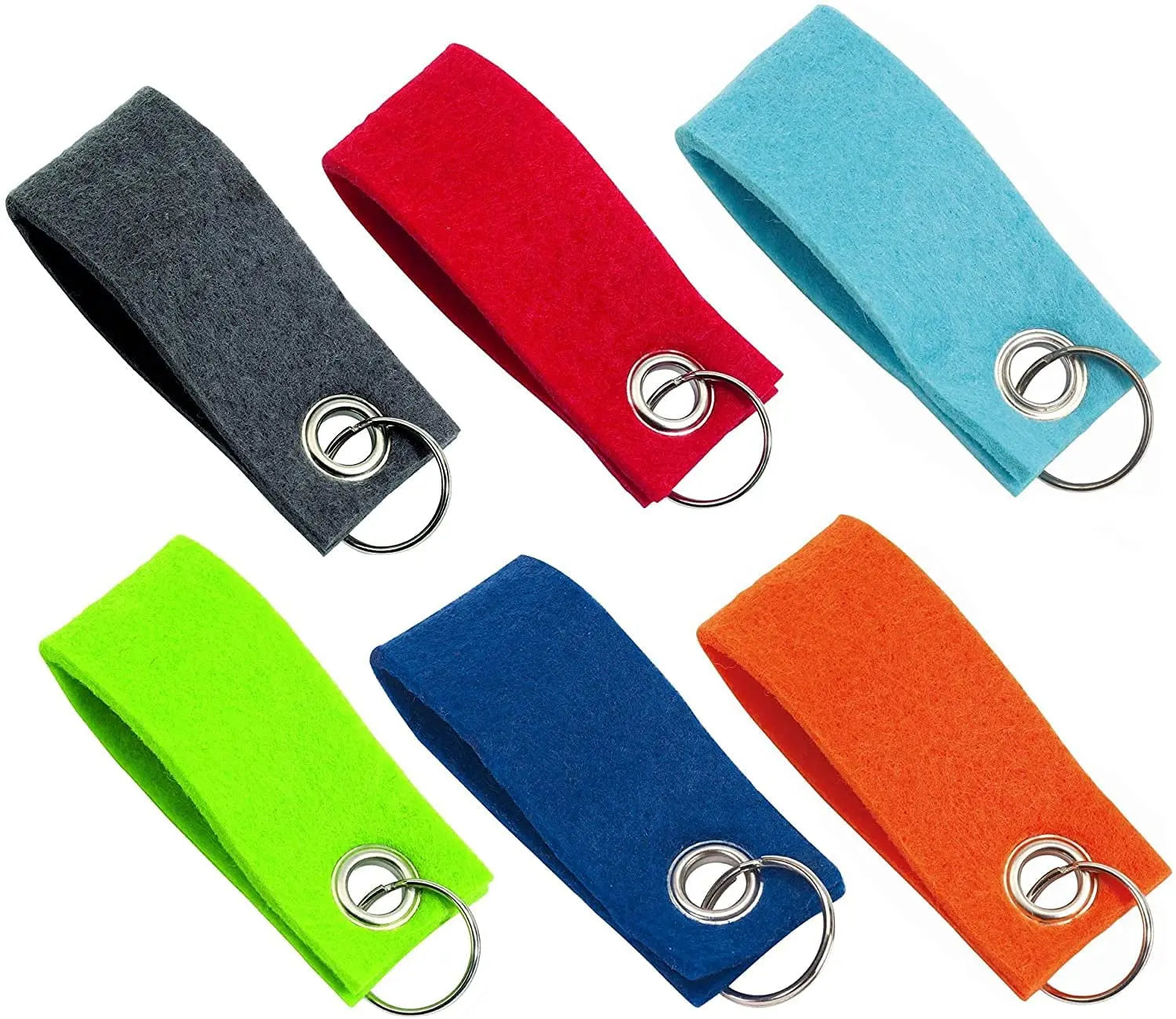 Cheap Cute Custom logo Keyring  Keychain  Key Tag Polyester /wool Felt Keychain