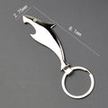 Free Personalized Glowing Stainless Steel Shark Keychain Bottle Opener Animal Theme Wedding Gift Party Favors Dad Polycarbonate