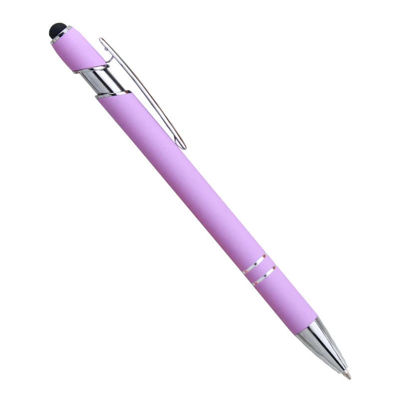 Cheap Metal Touch Ballpoint Pen Multi-colored Silk Screen Logo Printing for School Education Welcome Gifts