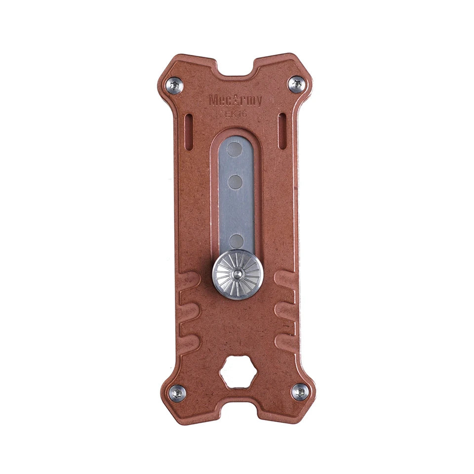MecArmy EK16 Copper Lightweight Eco-friendly Multifunctional Pocket Utility Knife Hexagon Screwdriver Wrench Outdoor 1 Year