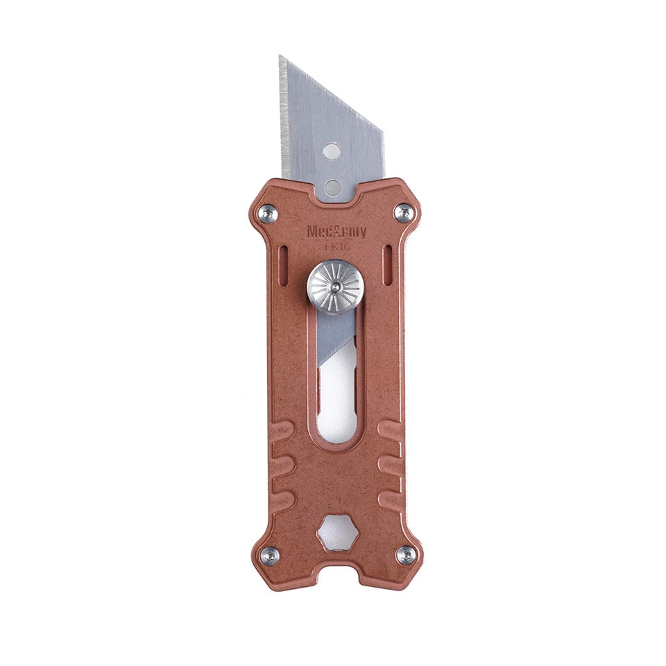 MecArmy EK16 Copper Lightweight Eco-friendly Multifunctional Pocket Utility Knife Hexagon Screwdriver Wrench Outdoor 1 Year