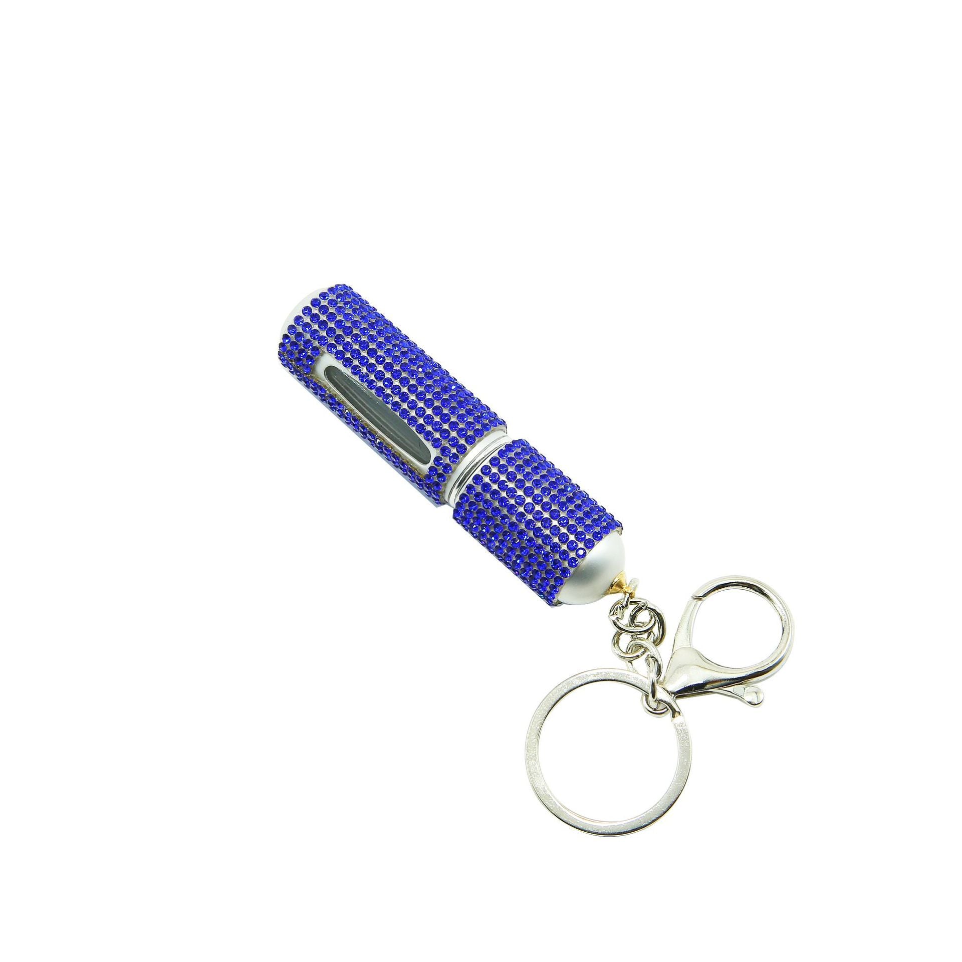 Diamond-Encrusted 5ml Perfume Refill Bottle, Visible and Portable Keychain, Direct Sales from the Manufacturer, Sparkling Diamond Car Key