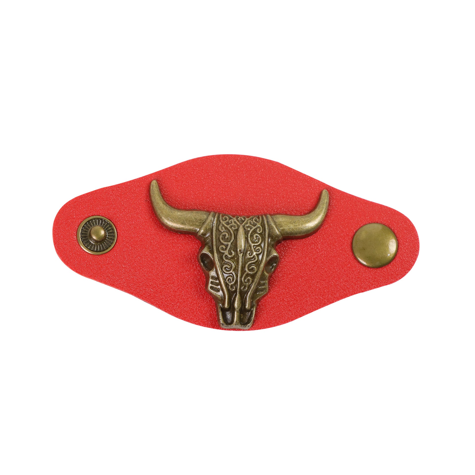 Handmade Leather Car Keychain Mini Cat Mask Shape Keychain Hollow Key Chain Key Ring Toy in stock