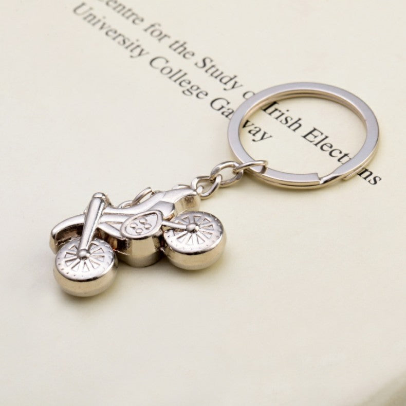 Simulation motorcycle key chain car key chain men's key ring pendant practical car activities gift