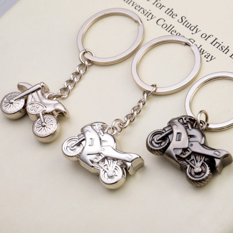 Simulation motorcycle key chain car key chain men's key ring pendant practical car activities gift