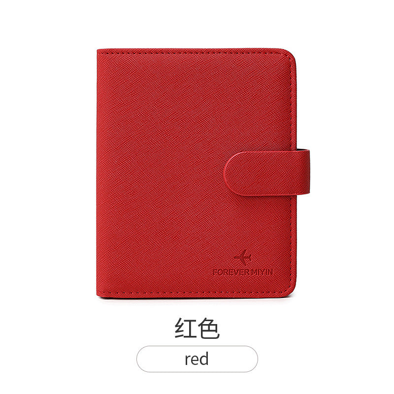 Cross-Border 2026 New Rfid Passport Wallet Multi-Functional Credit Card Document Holder Ultra-Thin Portable Travel Passport Holder