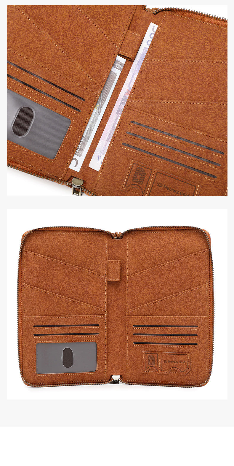 New Rfid Family Passport Holder Wallet Travel Document Storage Bag Simple Large-Capacity Credit Card Protective Case