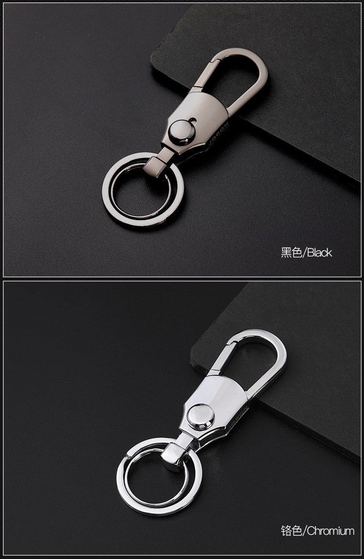 JOBON Zhongbang car keychain Business Men's high-end waist hanging metal key ring pendant gift key chain