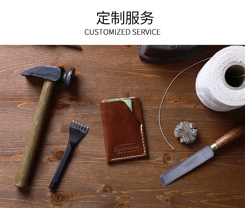 Cross-Border Simple Genuine Leather Business Soft Leather Card Holder Men's Credit Card Cowhide Card Holder Girl's Id Cosmetics Bag