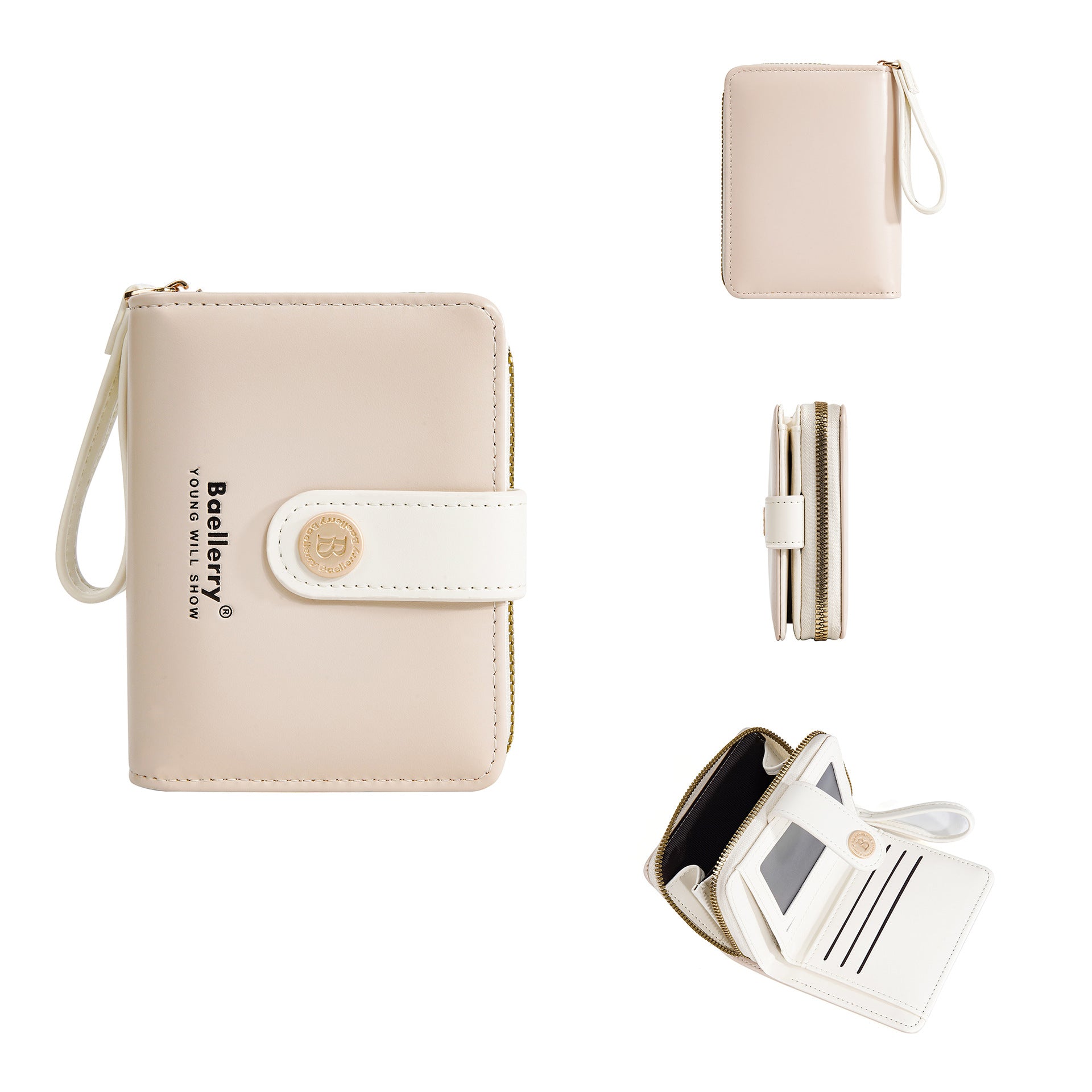 Baellerry New Wallet Women's Card Holder Fashion Niche Multi-Card Slot Cute High-Value Coin Purse for Women