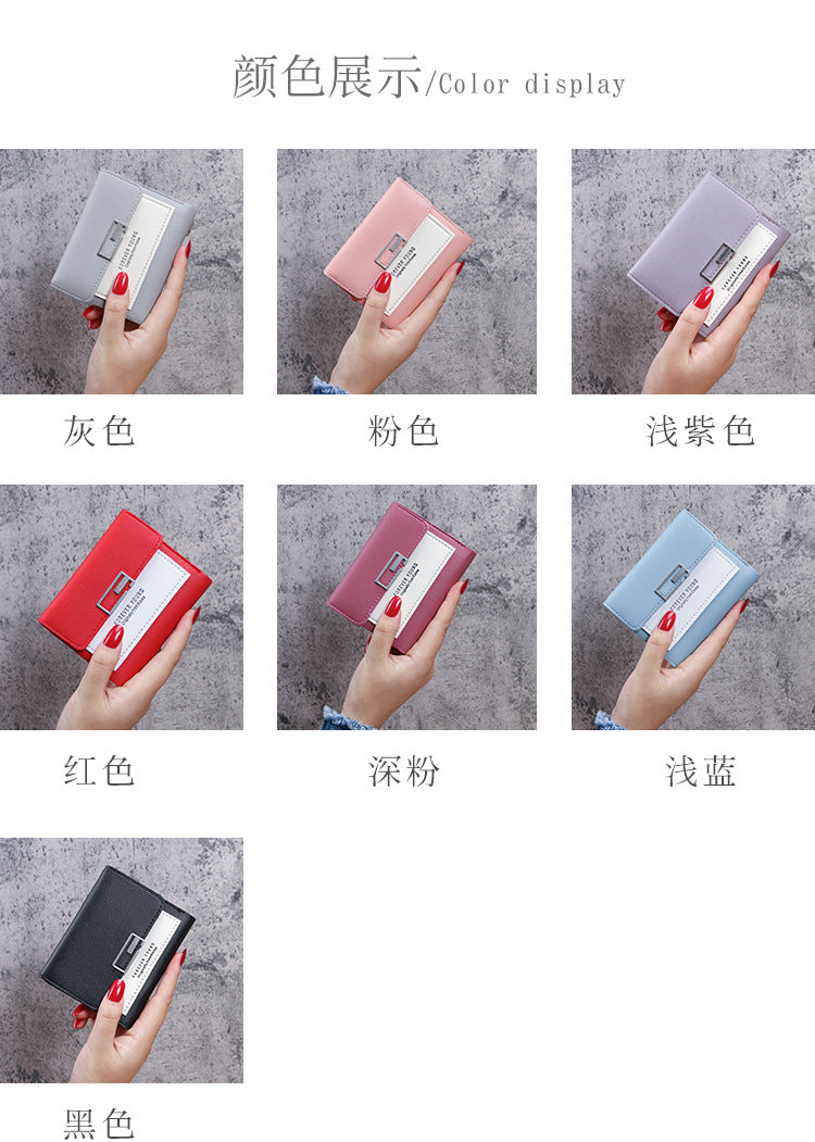 Manufacturer Wholesale Small 70% off Coin Purse K-Style Mini Foldableing Wallet Multi-Function Card Holder Student Coin Cosmetics Bag