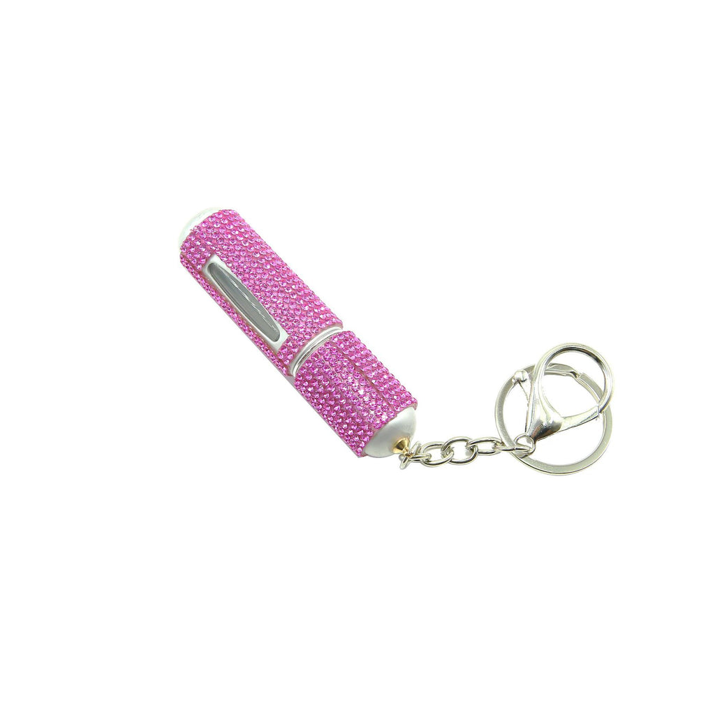 Diamond-Encrusted 5ml Perfume Refill Bottle, Visible and Portable Keychain, Direct Sales from the Manufacturer, Sparkling Diamond Car Key