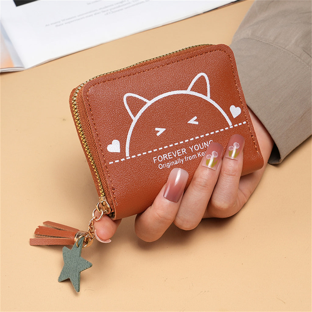Factory wholesale Korean style cute zipper coin purse multi-functional card holder coin bag student mini bag wallet