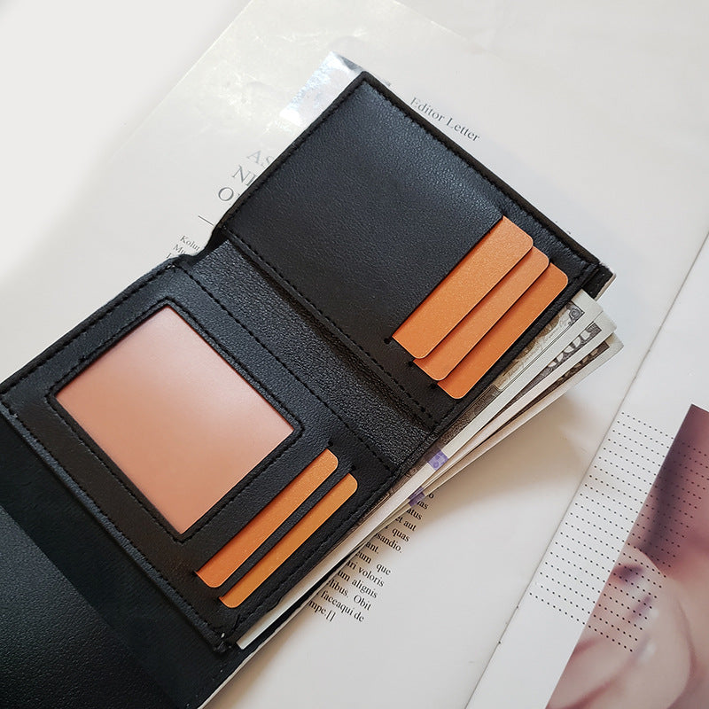Ins New Snakehead Women's Wallet Women's Short Coin Purse Card Bag Anti-degaussing Fashion Wallet Trend Foreign Trade Hot