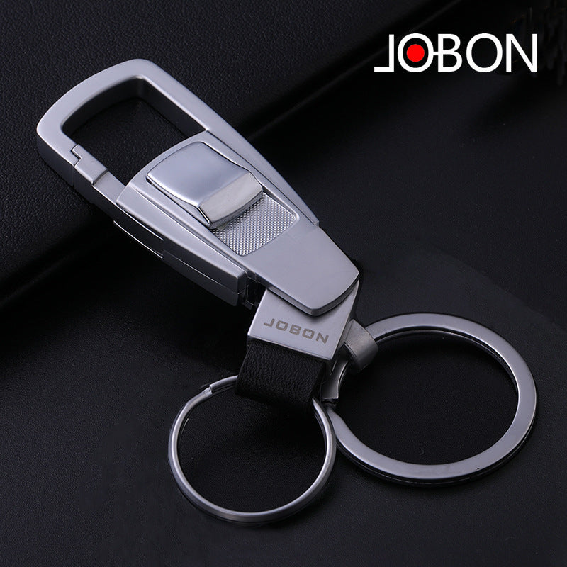 Jobon Chinese Bag Manufacturer Keychain Wholesale Men's and Women's Car Keychain Pendant Couple Creative Gift