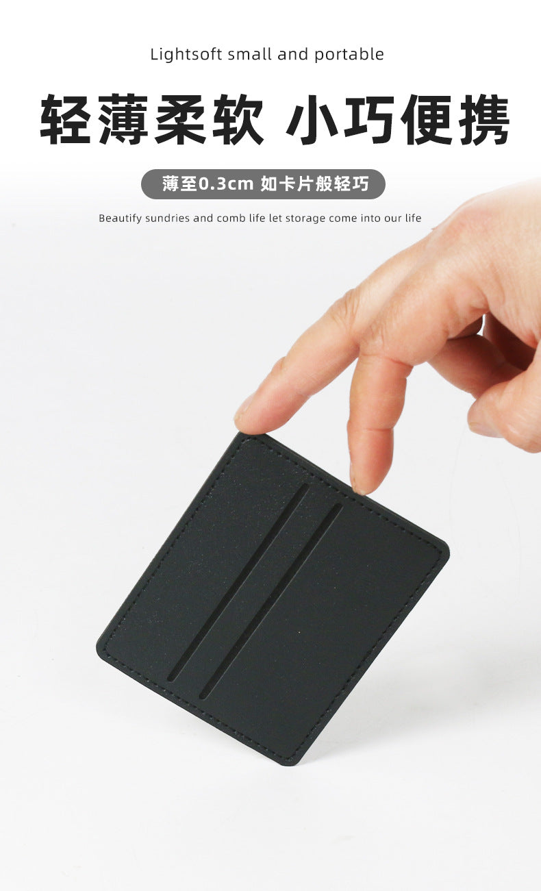 in stock ultra-thin ID card protective case card holder women's leather card case pu leather credit card multi-card holder wholesale