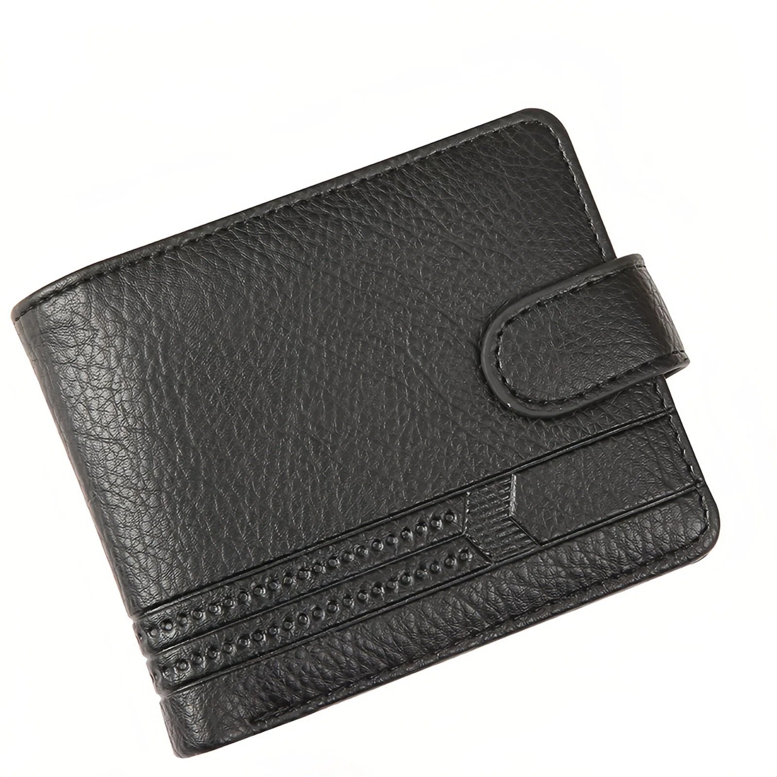 Manufacturers Wholesale New Men's Wallet PU Leather Short Export Cross-border Hasp Business Retro Multi-card Slot Coin PUrse