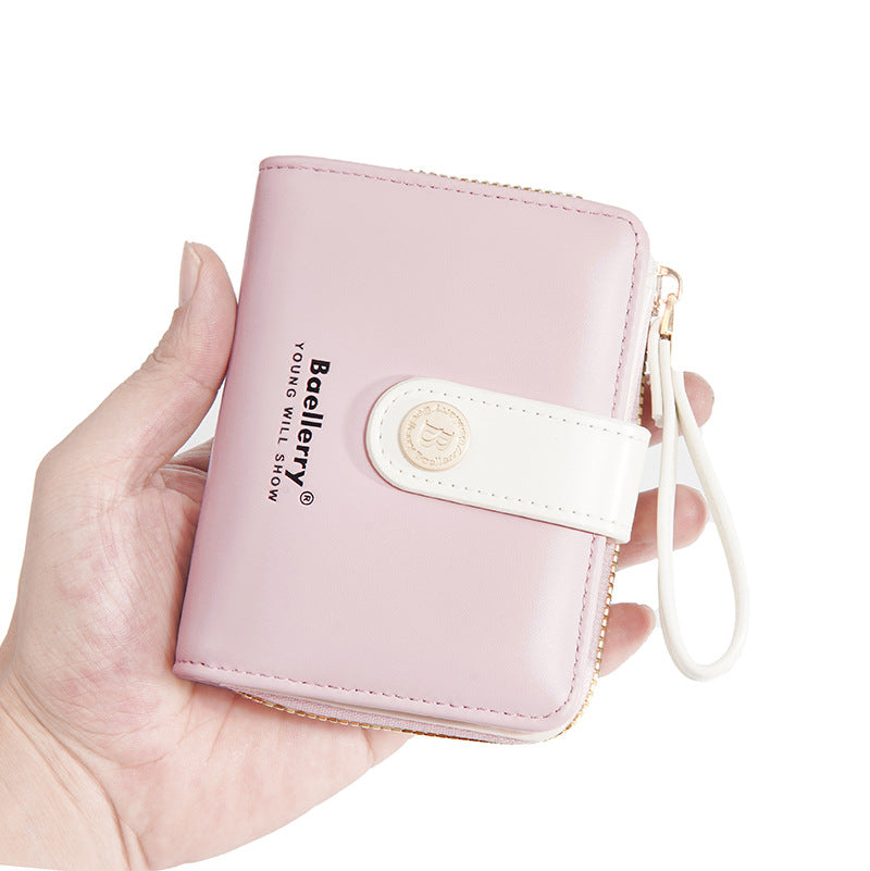 Baellerry New Wallet Women's Card Holder Fashion Niche Multi-Card Slot Cute High-Value Coin Purse for Women