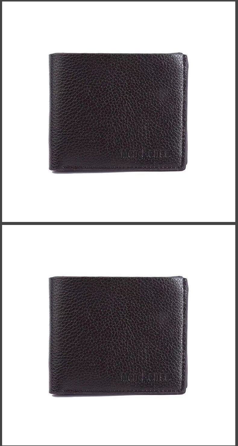 Manufacturer Wholesale Short Men's Wallet Can Be Customized Pv Leather Card Holder Men's Wallet Coin Purse Drop Shipping