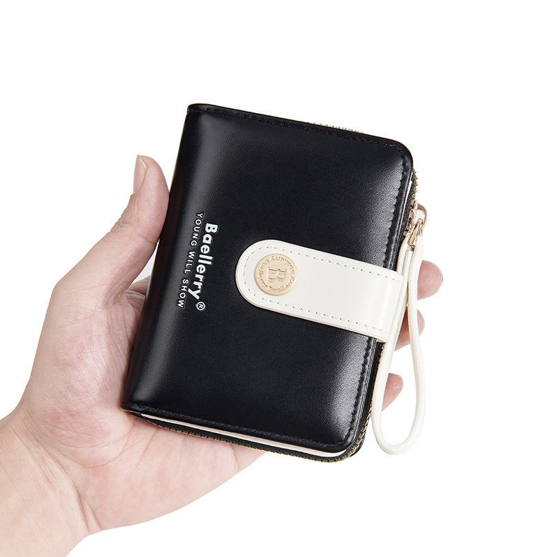 Baellerry New Wallet Women's Card Holder Fashion Niche Multi-Card Slot Cute High-Value Coin Purse for Women
