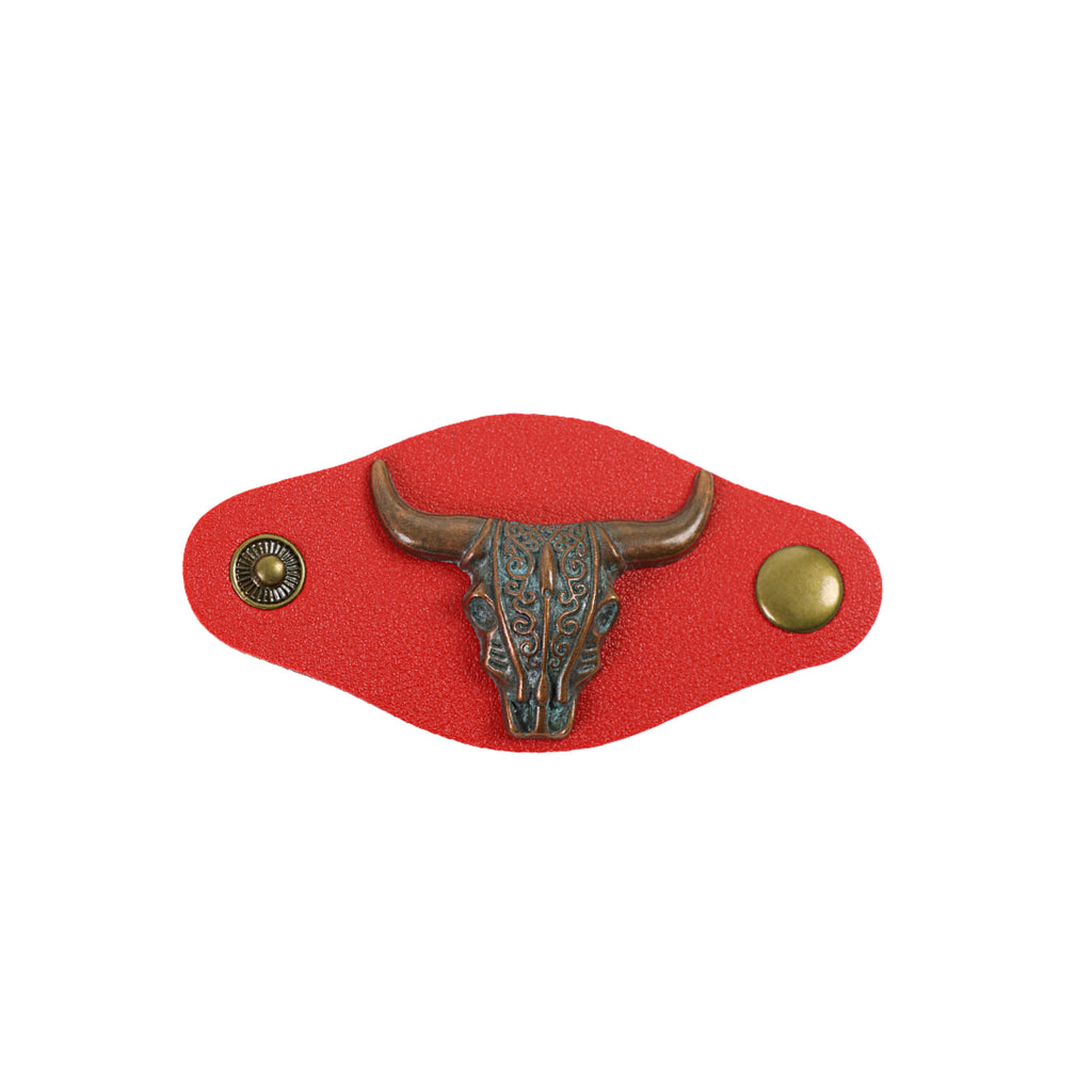 Handmade Leather Car Keychain Mini Cat Mask Shape Keychain Hollow Key Chain Key Ring Toy in stock