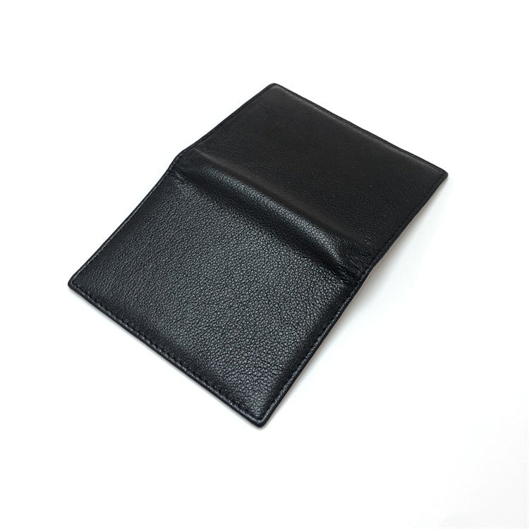 Cross-Border Simple Genuine Leather Business Soft Leather Card Holder Men's Credit Card Cowhide Card Holder Girl's Id Cosmetics Bag