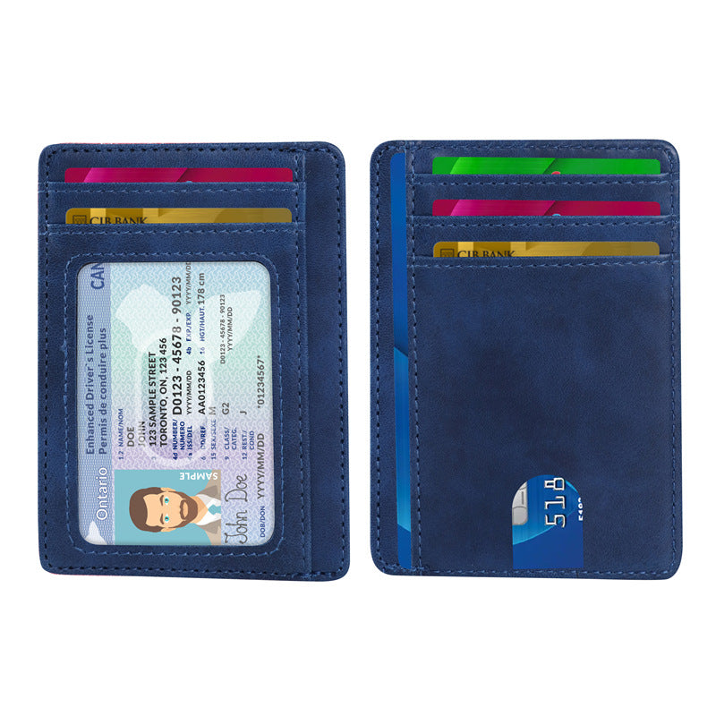 Portable Ultra-thin RFID Card Case Large Capacity Card Case Exquisite Pupi Multi-card Bank Card Credit Card