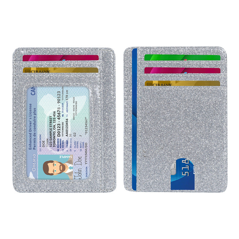Portable Ultra-thin RFID Card Case Large Capacity Card Case Exquisite Pupi Multi-card Bank Card Credit Card