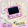 Creative Little Painter Mini Graffiti Sketchpad Car Keychain Cartoon Couple Bag Pendant Toy Gift Wholesale