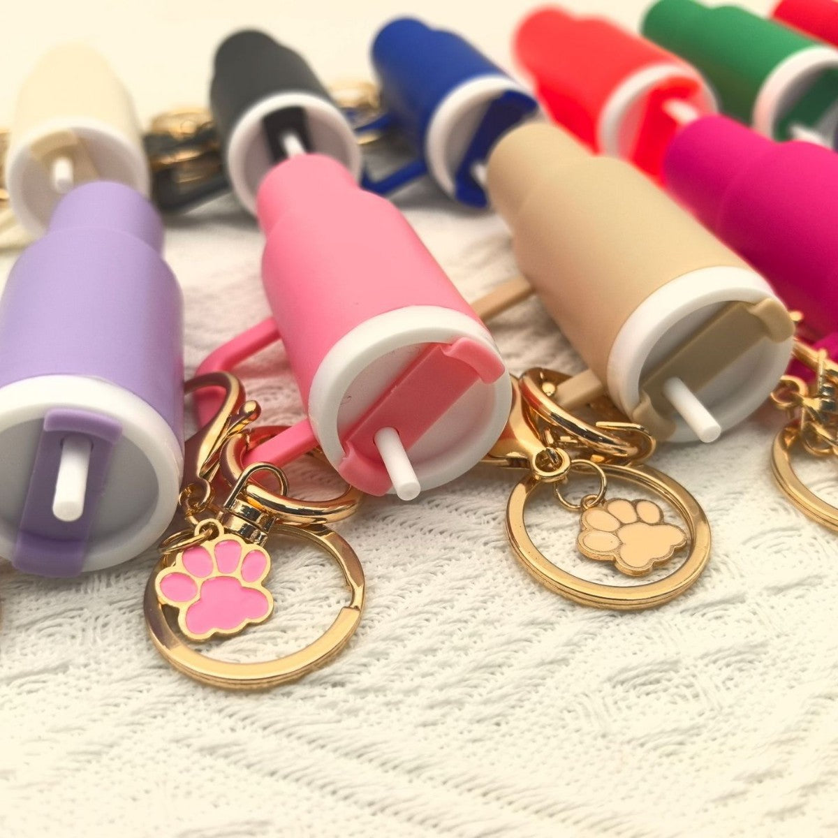 Stanley Stanley Cat Claw Alloy Keychain Pendant Mother's Day Can Hold Lipstick Backpack Hanging Easiest for Match Style