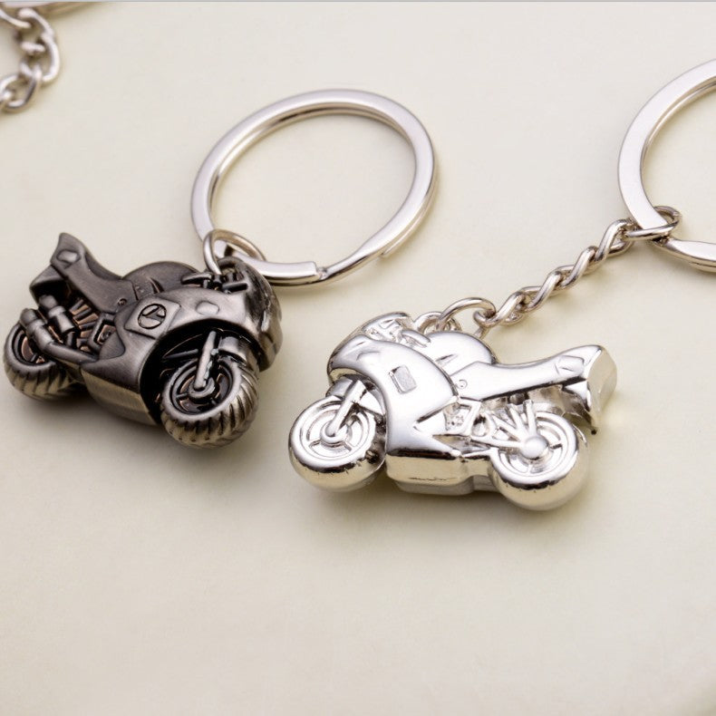 Simulation motorcycle key chain car key chain men's key ring pendant practical car activities gift