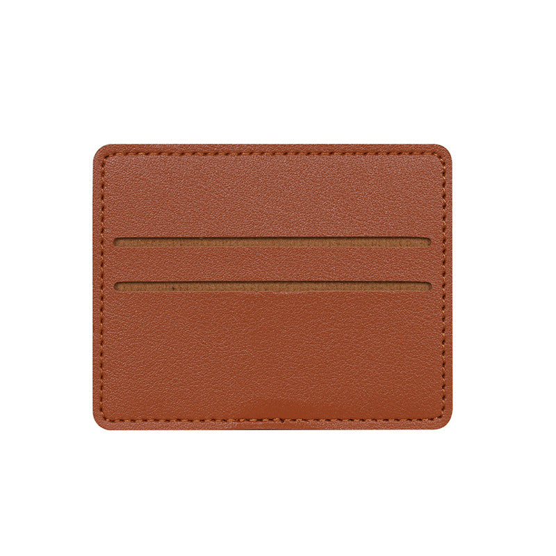 in stock ultra-thin ID card protective case card holder women's leather card case pu leather credit card multi-card holder wholesale
