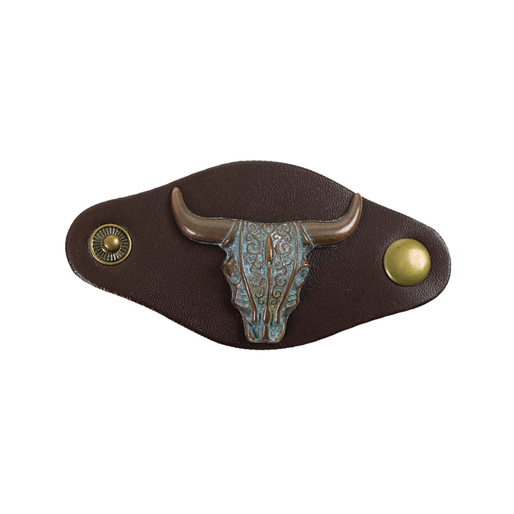 Handmade Leather Car Keychain Mini Cat Mask Shape Keychain Hollow Key Chain Key Ring Toy in stock
