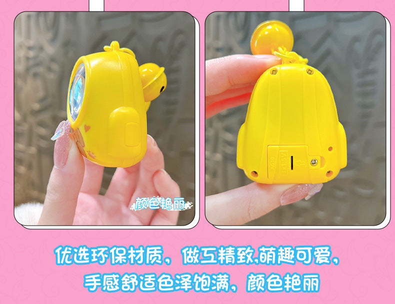 New Car Key Accessories Gift Creative Small Animal Starry Night Light Portable Fashion Pendant Bag Hanging Ornaments